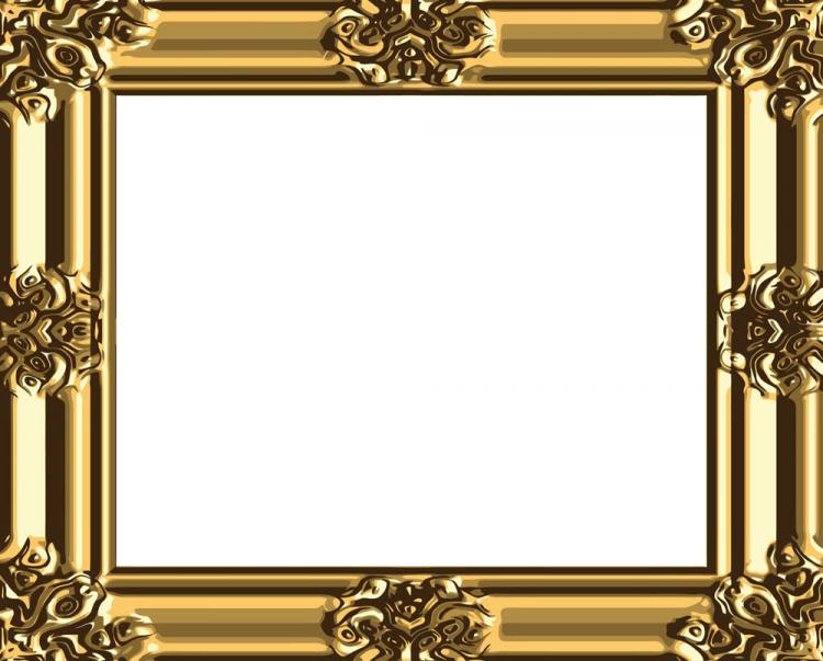 free vector Antique gold frame 03 vector
